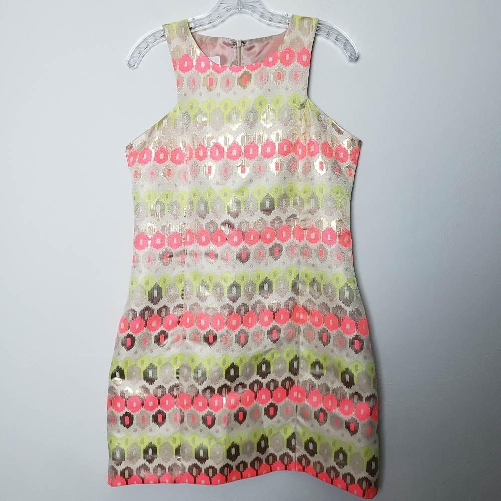 Britt Ryan Rio Sleeveless Colorful Dress Size 6